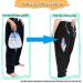 Buy Nephrostomy Catheter Pants for Men & Women - Foley Urine Bag Pants (Black Large) - Comfortable & Discreet - Buy Online on GoSupps.com