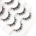 Eyelashes Faux Mink Lashes Natural Look Thick Wispy False Eyelashes 11mm 15mm Thin Band Simple Fake Lashes for Small Eyes 5 Pairs (JKX61) - Buy Online on GoSupps.com