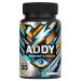 Addy Energy - Focus & Energy Supplement - Brain Booster - Adderall Alternative - Focus Increase Productivity - Clean Energy - Sharp Focus - 30 Day Supply
