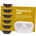 Abaodam 50 Pcs Wax Paper Warmer Liner | Food-Grade Wax Melt Liner for Fragrance Candles | Black 8x8x3cm | International Shipping Available - Buy Online on GoSupps.com