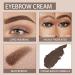 evpct 2Pcs Eyebrows Gel Pomade Set | Long-lasting Waterproof Eyebrow Kit with Dual-ended Brush | Dark Brown 04 - Buy Online on GoSupps.com