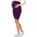 Be Mammy Women's Maternity Short Leggings 04 XL Plum