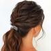 Brinie White Crystal Hair Ties - 3 Pack Elastic Scrunchies with Pearls for Women & Girls - Buy Online on GoSupps.com