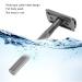 Long Handle Zinc Alloy Safety Razor for Men - Brass Handle Double Edge Razor with Base for Facial Care (Black) | International Shipping Available - Buy Online on GoSupps.com