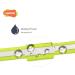 Laroo 10m Reflective PVC Dog Leash - Waterproof Drag Line for Small & Large Dogs | Night Walking Training Lead - Green - Buy Online on GoSupps.com