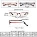 Zjdydy Blue Light-Blocking Reading Glasses for Women - Red +2.5 UV Protection Glare-Free Computer Glasses - Buy Online on GoSupps.com