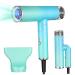 IWOWHERO Foldable Hair Dryer Travel Hairdryer Travel Hair Dryer Folding Hair Dryer Foldable Hair Care Abs
