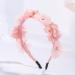 IYOU Baby Girls Headband Pink Flower Hair Hoop Pearl Party Wedding Hair Accessories - Buy Online on GoSupps.com