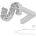 Shop Verdant Touch Hip Hop Teeth - Removable Silver Dentures for Halloween & Cosplay Accessories - Buy Online on GoSupps.com