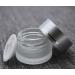 Kingyh 6-Piece Mattlas Cream Can Set - 5ml Mini Glass Containers with Screw Caps for Travel & Home Storage | Perfect for Cosmetics Creams Lotions Oils & Powders - Matte White - Buy Online on GoSupps.com