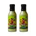 Traditional & Unique Peruvian Best Green Mild Zesty Sauce for Fish,Fajitas,Tacos,Pasta Etc.- 12 oz Peruvian Family Secret! (2 Pack)
