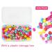 100 Mini Hair Clips - Colorful Pearl Hair Clips for Women & Girls | Plastic Hair Clamps & Needles in Box - Buy Online on GoSupps.com
