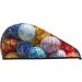 Colorful Hand Painted Easter Eggs Microfiber Hair Towel - Soft Super Absorbent Wrap for Long Curly & Thick Hair - Buy Online on GoSupps.com