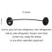 2 Pack Refrigerator Door Locks with 4 Keys | Child Safety Cabinet & File Drawer Lock | Freezer Door Lock by REZIPO - Black - Buy Online on GoSupps.com