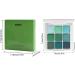  G n rique Green Eyeshadow Palette - Green Eyeshadow Glitter | Matte Green Eyeshadow Palette 9 Colors Shiny Eyeshadow Palettes Waterproof Glitter Makeup - Buy Online on GoSupps.com