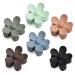 6PCS Flower Hair Clips  Large Claw Clips for Thick Hair  Matte Hair Clips for Thin Hair  Non-slip Strong Hold Hair Claw Clips  Cute Large Hair Clips for Women Girls  Big Hair Jaw Clips Women Hair Accessories  Mint Green ...