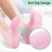 Buy Silicone Socks for Moisturized Feet | 2 Pairs Pink Rose & Skin Color for Dry Cracked Skin - Buy Online on GoSupps.com