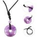 Beaupretty 3-Stone Crystal Healing Necklace with Safety Buckle - Delicate Couple's Accessory for Parties | International Shipping - Buy Online on GoSupps.com