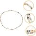 OHPHCALL 1 String Septum Beads Macrame Beads Bracelet Accessories Heishi Beads Bracelet Loose Beads Crystal Spacer Beads Colorful Beads Spacer Rocks Bead Chips Beads Craft Stone Small Beads Sky-blue 39X0.4X0.2CM - Buy Online on GoSupps.com