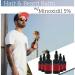 Minoxidil 5% Treatment for Beard and Hair with Bergamot - 6 Bottles x 50ml - Buy Online on GoSupps.com
