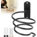 Hair Dryer Holder Stand Convenient Alloy Practical Hair Dryer Rack with Screw Cap for Hotel for Hair Salon - Buy Online on GoSupps.com