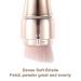 VOCOSTE 4 in 1 Portable Makeup Brush Set | Gold Tone Foundation Lip Eyeshadow & Blush Brushes | Ideal for Travel - Buy Online on GoSupps.com