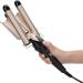 KUIKUI Triple Pipe Hair Curling Iron Wand - Fast Heating Adjustable Temperature for Healthy Styling | International Shipping Available - Buy Online on GoSupps.com