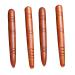 Exceart Reflexzone massage stick 4PCs massage stick reflex zone massage health stick traditional thai massage stick for spa massage stick