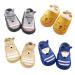 XM-Amigo 4 Pairs of Baby Boys Girls Indoor Slippers Anti-Slip Socks Shoes 0-6 Months Blue Set01