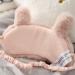 Shinywear Women Plush Rabbit Eye Mask Cute Sleeping Blindfold Eye Cover Fuzzy Bunny Ear Eyeshade for Travel Nap Night Sleeping blinder (Pink Rabbit) - Buy Online on GoSupps.com
