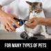 Professional Pet Nail Clippers and File - Stainless Steel - Safety Guard - Comfort Handle - Dog and Cat Trimmer - Large Gray - Buy Online on GoSupps.com