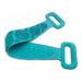Macabolo bodies wash silicone scrubber belt double side shower shower peel belt removed bathing towel with face cleaning brush green 60*11cm