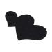 VOCOSTE Hair Pads Heart Shape Hair Pad Bangs Patch for Women Black