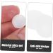 Lurrose 60 Pairs Round Sliding Ring Nose Pads & Anti-Ear Socks for Sunglasses - Silicone Glasses Legs & Retro Pebble Gel Slippers - White - Buy Online on GoSupps.com