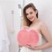 Yusheng Silicone Foot Scrubber Non-Slip Shower Back Scrubber with Suction Cup | Gentle Cleaning Brush for Women Easy to Clean Red - Buy Online on GoSupps.com