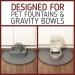Leashboss Fountain Mat - Silicone Water Mat for Pet Fountains, Dog Gravity Water Bowls & Cat Feeders - Large 26 x 21 Gray - Buy Online on GoSupps.com