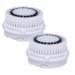 POWEKA replacement brush heads for Clariso-Nic Mia and Mia 2 Pro Plus facial massage facial cleaner deep cleaner brush head for pore care 2 pieces