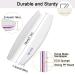 12pcs Double-Sided Nail Files 100/180 - Washable & Reusable for Gel & Acrylic Nails | Perfect for Nail Studios & Home Use - Buy Online on GoSupps.com