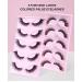 Colored Wispy False Eyelashes - Fluffy Faux Mink Cat Eye Lashes Kit | 10mm Natural 3D Lashes - 5 Pairs Easy to Apply - Buy Online on GoSupps.com