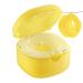 Pacifier Holder - Dustproof & Easy to Clean Container in Yellow | Keep Pacifiers Clean | Jomewory - Buy Online on GoSupps.com