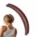 Hair Clincher Combs - Vintage Clincher Combs Clamp Grip Fishtail Hair Clip Ponytail Banana Clip for Women Girls Hair Accessories Coffee