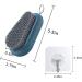 WACURRENTHYD 2PCS Nail Brush - Heavy Duty Durable Stiff Bristle Hand Scrub for Cleaning Fingernails - Includes Adhesive Hooks - Grey Blue - Buy Online on GoSupps.com