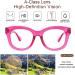 JiSoo Designer Oversized Reading Glasses for Women & Men - Thick Large Round F-Pink 1.75x Readers - Buy Online on GoSupps.com