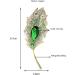 Pin Jewelry Gifts for Women Ladies Elegant Luxury Green Leaf Brooch Leaf Shape Wedding Banquet Brooch Ladies Fashion Accessories Brooches & Pins - Buy Online on GoSupps.com