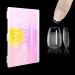 Hrcprd Extra Short Coffin Gel x Nails  XXS Coffin Soft Gel Full Cover Nail Tips for Soak Off Extensions  600PCS Pre-buff Half Matte Shaped Short Press On False Nail Tips for Salons and DIY Nail Art at Home XXS Half Matte...