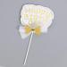 Personalised Cake Toppers Cake Decorations 1PC Happy Birthday Cake Decor Happy Birthday Dessert Decoration Supplies Gold Bowknot Design Cake Toppers (Color : Gd) (Color : WTR) (Color : Gd) - Buy Online on GoSupps.com