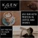 K-GEN Keto Collagen Protein Powder Natural Multi Collagen Chocolate Blend Coconut MCT Vitamin C+B6 | UK Made Advanced Ketosis for Keto & Paleo | Low Carb Free-from: Sugar Whey & Gluten Chocolate 500g 500 g (Pack of 1) - Buy Online on GoSupps.com