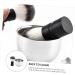 Frcolor Beard Brush & Stainless Steel Shaving Set - Metal Mixing Bowl Razor Cup & Facial Cleaning Tool for Gentlemen - Buy Online on GoSupps.com