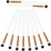 NOLITOY Eye Makeup Brush 50 Pcs Makeup Brush Eyeshadow Brush Eye Brush for Eyeshadow Tool Brush Wooden Handle White Make up 17.50X1.00X1.00CMx5pcs Whitex5pcs - Buy Online on GoSupps.com