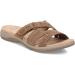 Earth Origins Women's Shantel Sandal - Sustainable Slip Resistant Everyday Sandal | Size 8 | Sedona Brown Synthetic - Buy Online on GoSupps.com